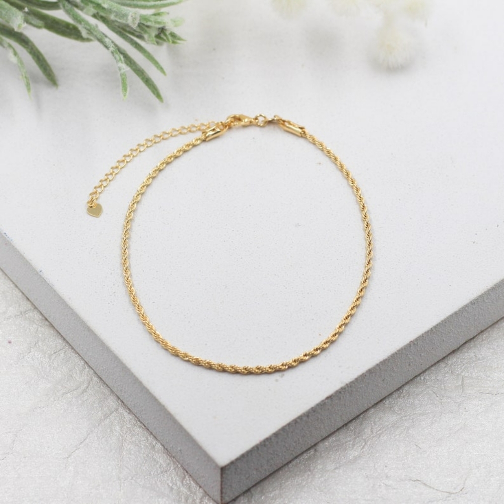 Rope Twist Anklet / Bracelet